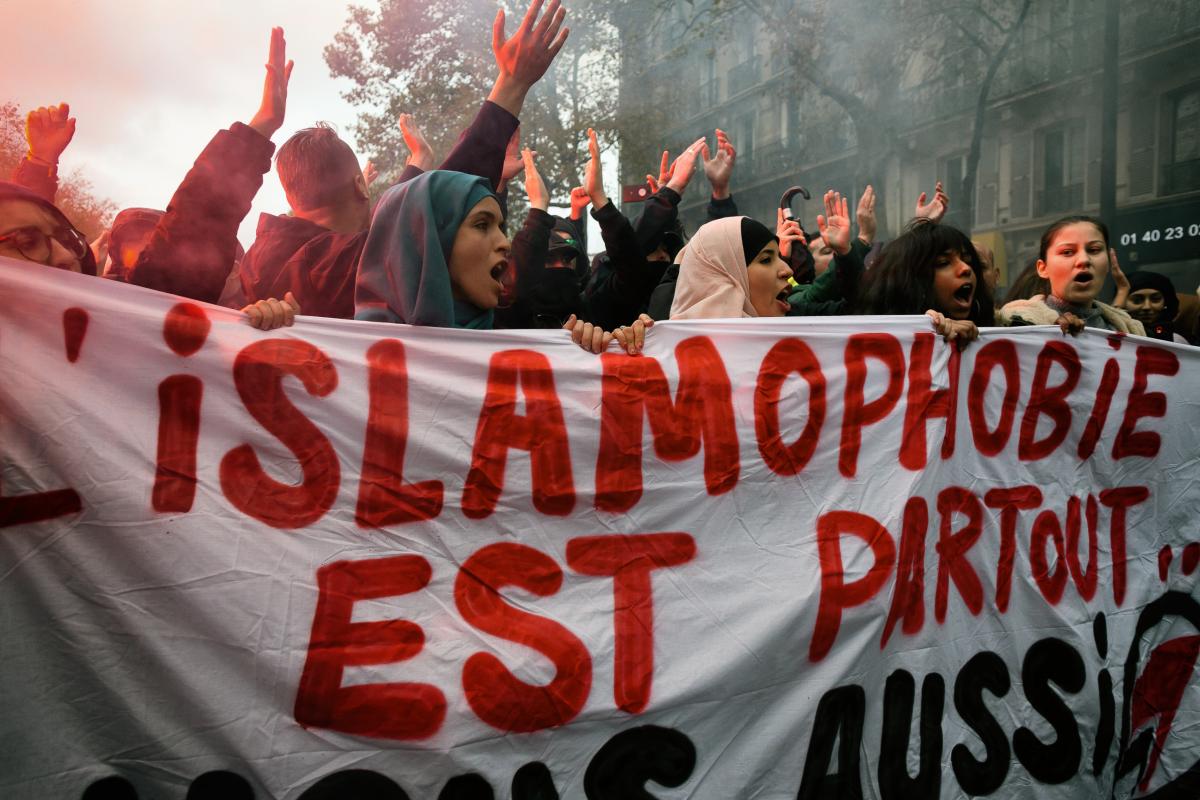 FRANCE - POLITICS - DEMO - DEMONSTRATION AGAINST ISLAMOPHOBIA