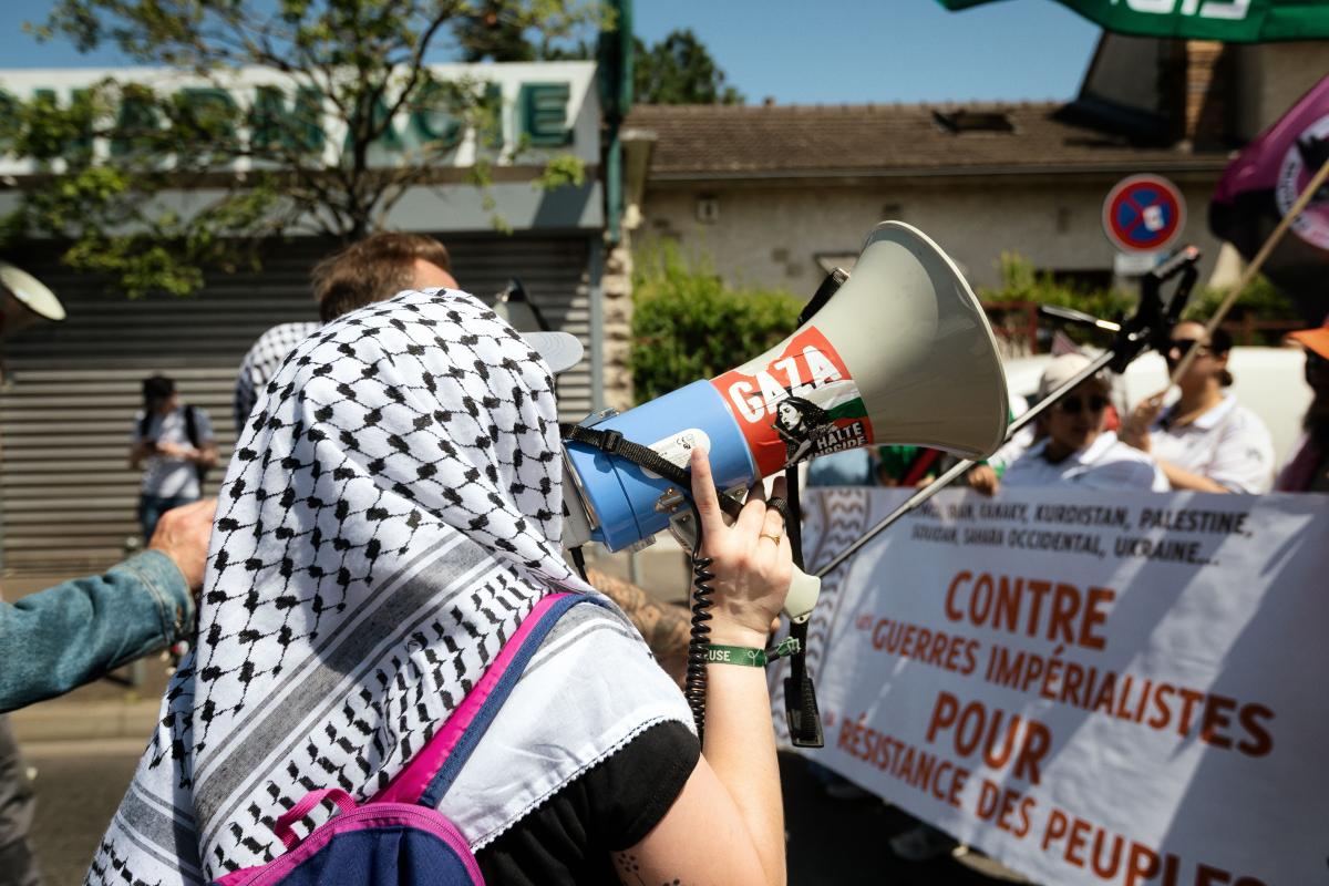 FRANCE - SOCIAL - DEMONSTRATION AGAINST THE PARIS AIR SHOW
