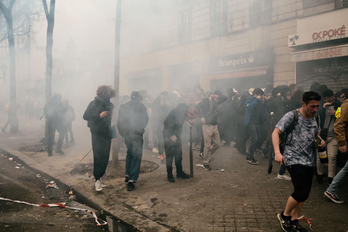 FRANCE - SOCIAL - 9TH INTER-UNION DEMONSTRATION AGAINST PENSION REFORM