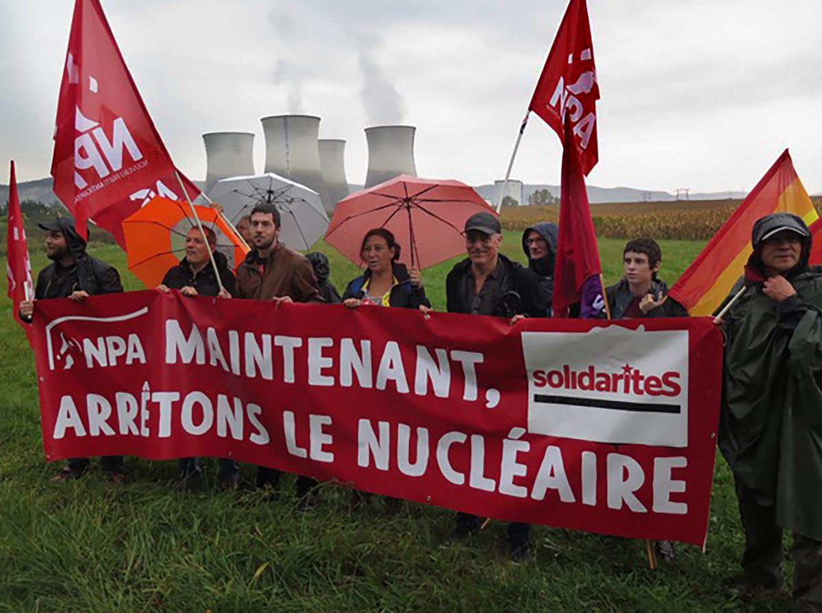 Manifestation antinucléaire à Bugey (Ain), le dimanche 3 octobre 2021