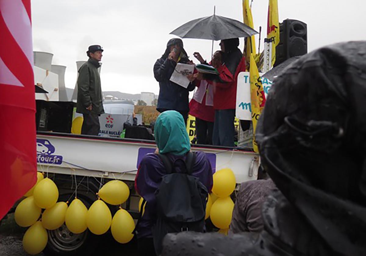 Manifestation antinucléaire à Bugey (Ain), le dimanche 3 octobre 2021