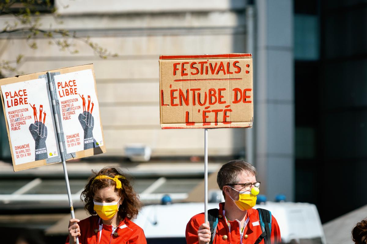FRANCE - SOCIAL - CULTURE - DEMONSTRATION AGAINST THE REFORM OF UNEMPLOYEMENT INSURANCE