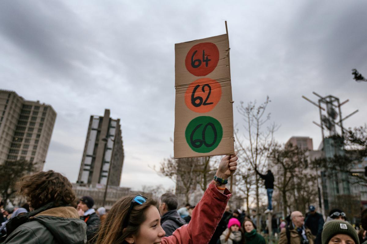 FRANCE - SOCIAL - SIXTH DEMONSTRATION AGAINST PENSION REFORM