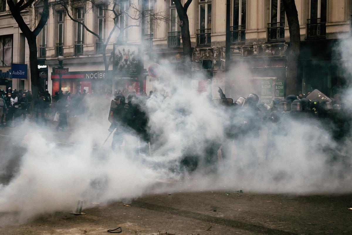FRANCE - SOCIAL - 9TH INTER-UNION DEMONSTRATION AGAINST PENSION REFORM