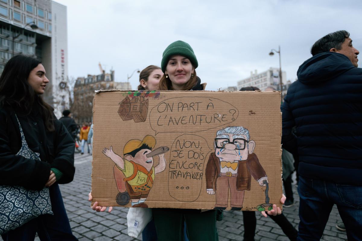 FRANCE - SOCIAL - SIXTH DEMONSTRATION AGAINST PENSION REFORM