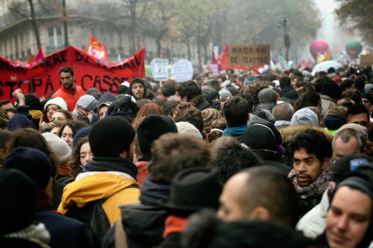 FRANCE - POLITICS - SOCIAL - DEMO - NATIONAL STRIKE AGAINST PENSION REFORM