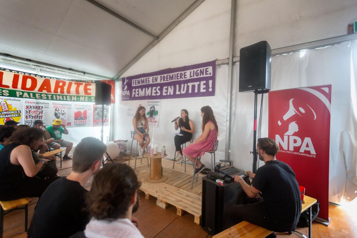 FRANCE - POLITICS - NPA DEBATES AT THE FETE DE L HUMANITE