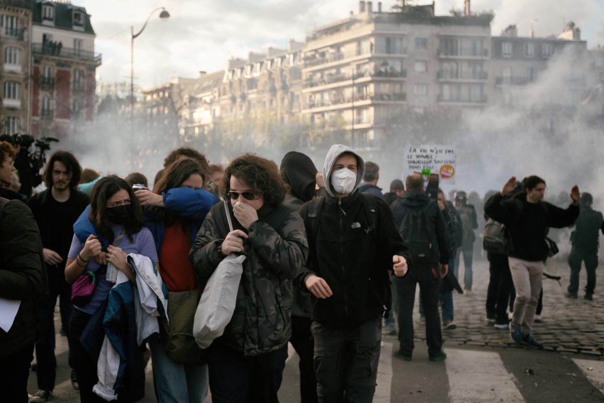 FRANCE - SOCIAL - 11TH INTER-UNION DEMONSTRATION AGAINST PENSION REFORM