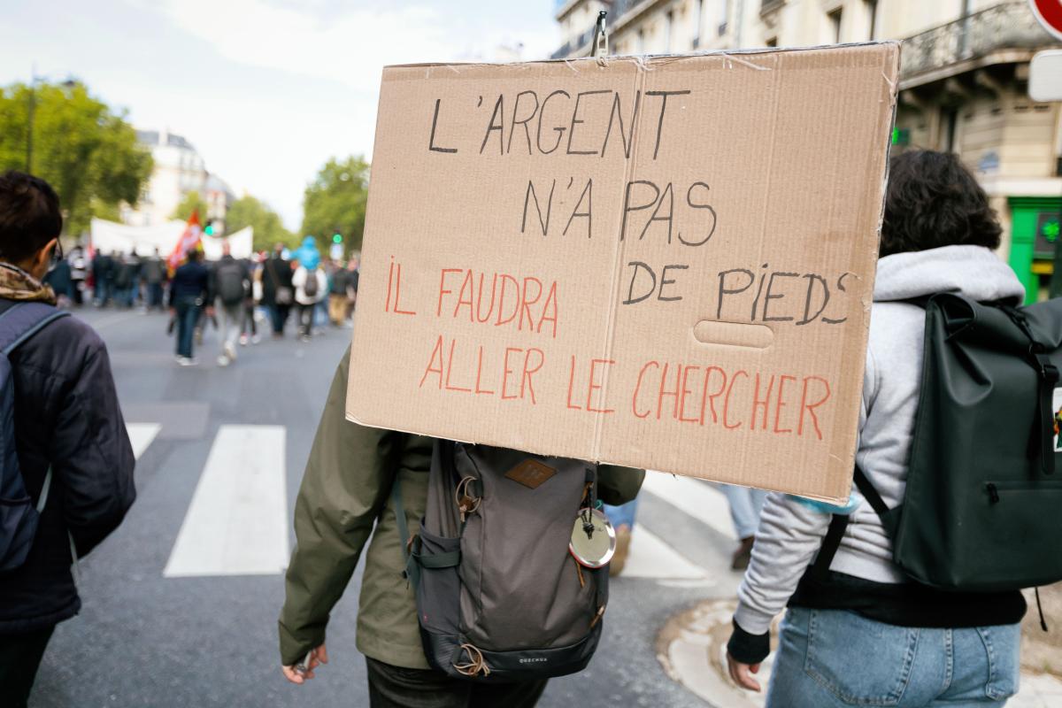FRANCE - SOCIAL - LABOUR - INTER-UNION DEMONSTRATION FOR WAGES INCREASE