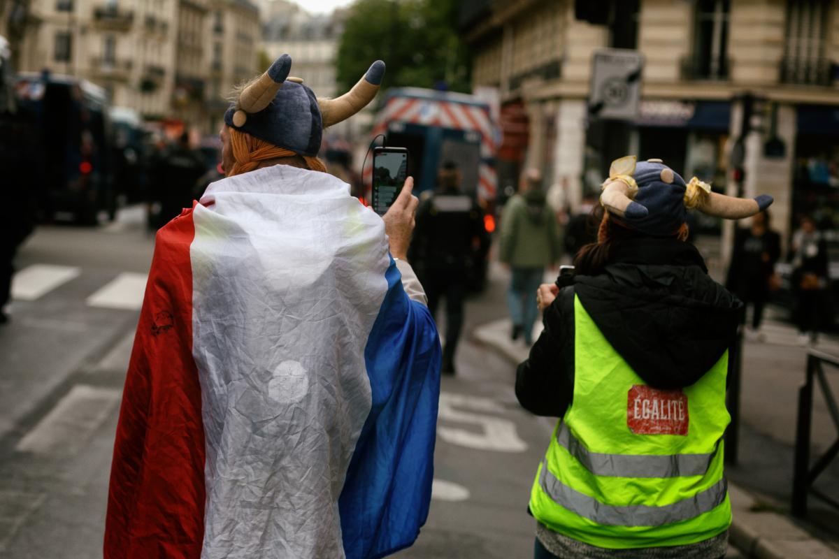 FRANCE - POLITICS - SOCIAL - DEMO - DEMONSTRATION AGAINST EUROPACITY