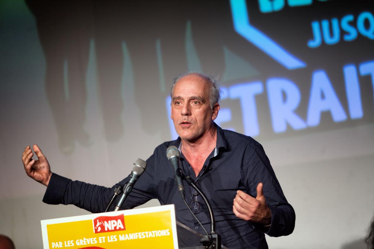 FRANCE - POLITICS - FRANCE - NPA MEETING AGAINST PENSION REFORM