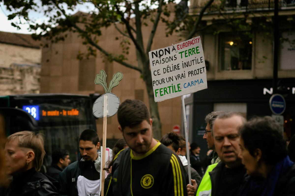FRANCE - POLITICS - SOCIAL - DEMO - DEMONSTRATION AGAINST EUROPACITY