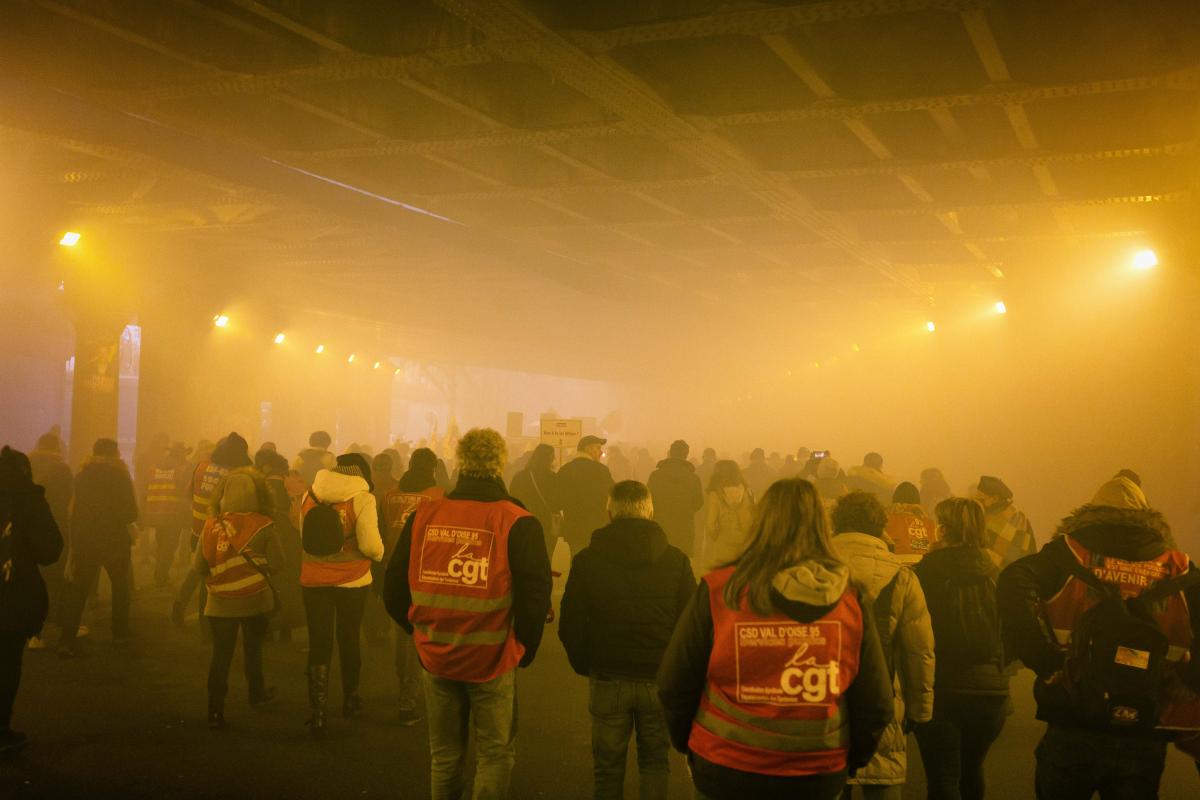 FRANCE - SOCIAL - LABOUR - INTER-UNION DEMONSTRATION FOR WAGES AND EMPLOYMENT
