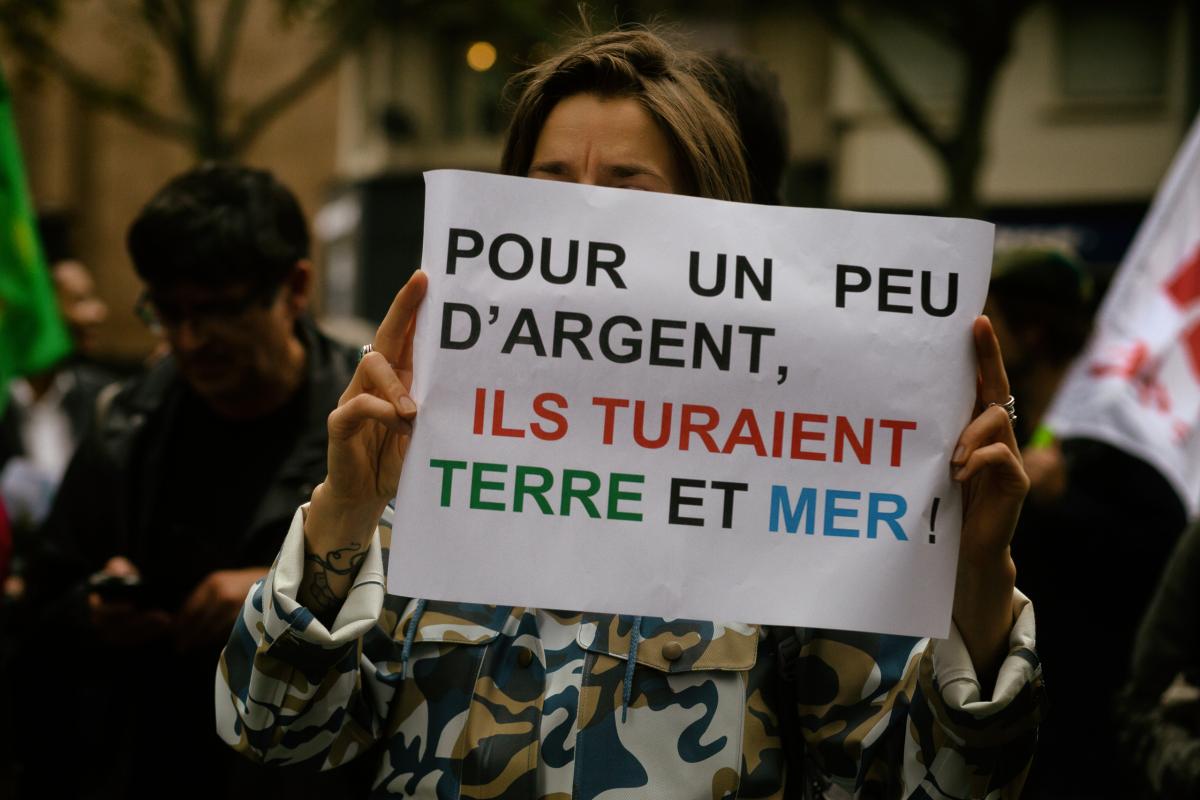 FRANCE - POLITICS - SOCIAL - DEMO - DEMONSTRATION AGAINST EUROPACITY