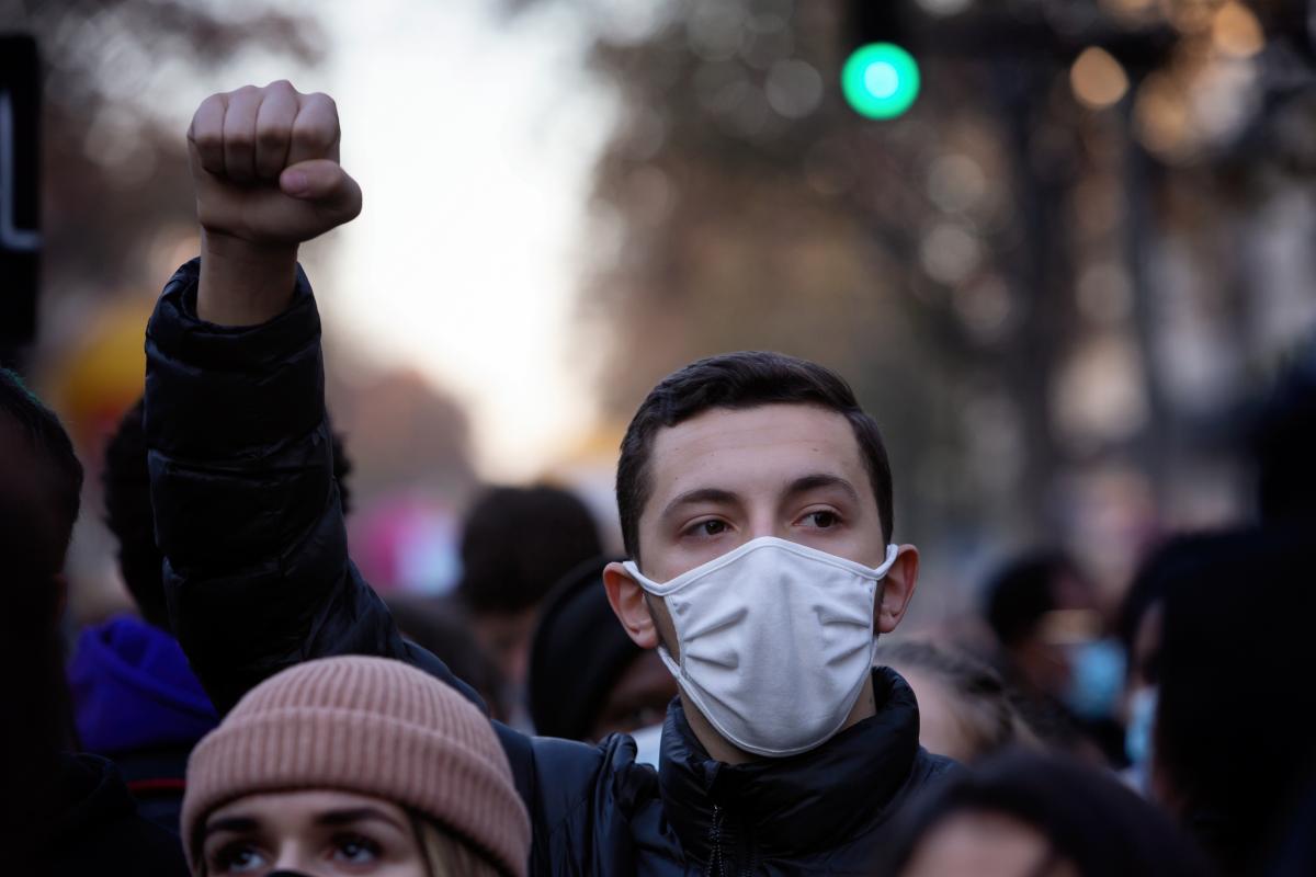 FRANCE - SOCIAL - DEMONSTRATION - DEMONSTRATION AGAINST GLOBAL SECURITY LAW