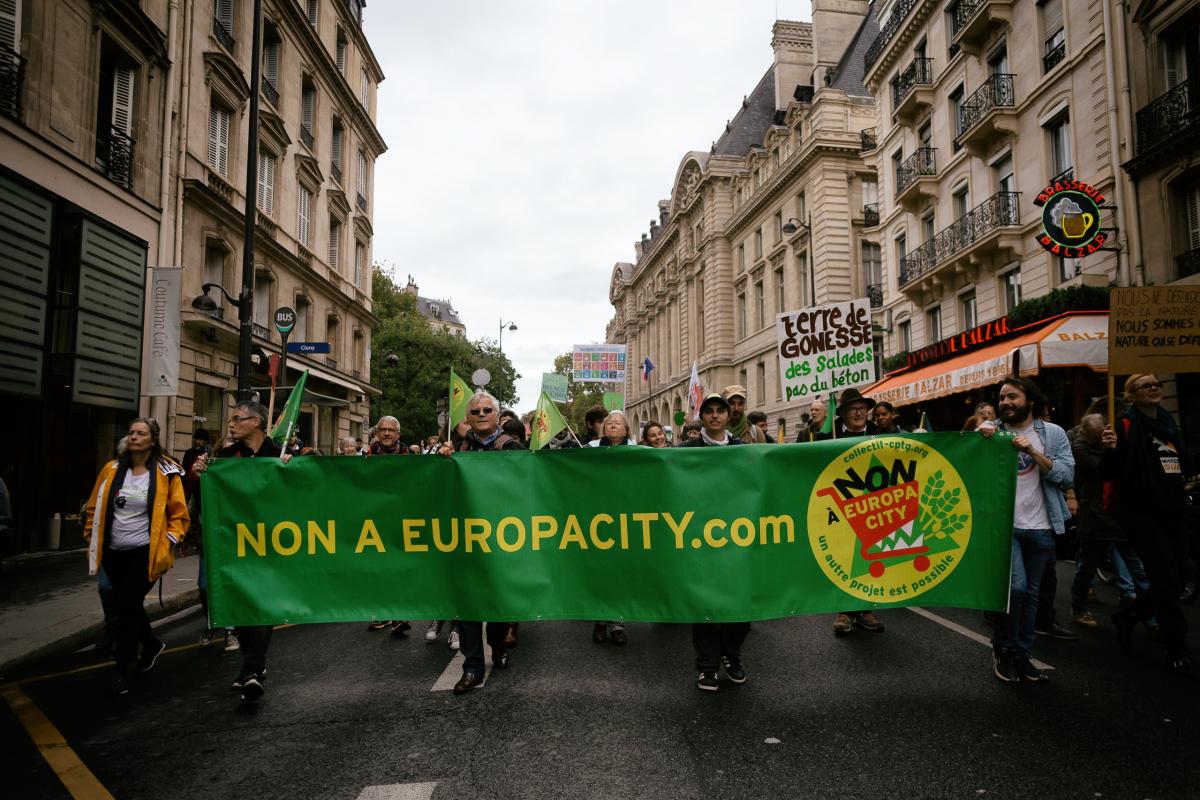 FRANCE - POLITICS - SOCIAL - DEMO - DEMONSTRATION AGAINST EUROPACITY