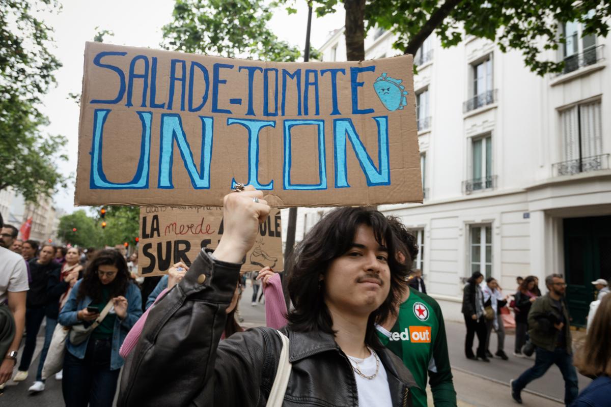 FRANCE - SOCIAL - DEMONSTRATION AGAINST THE FAR RIGHT