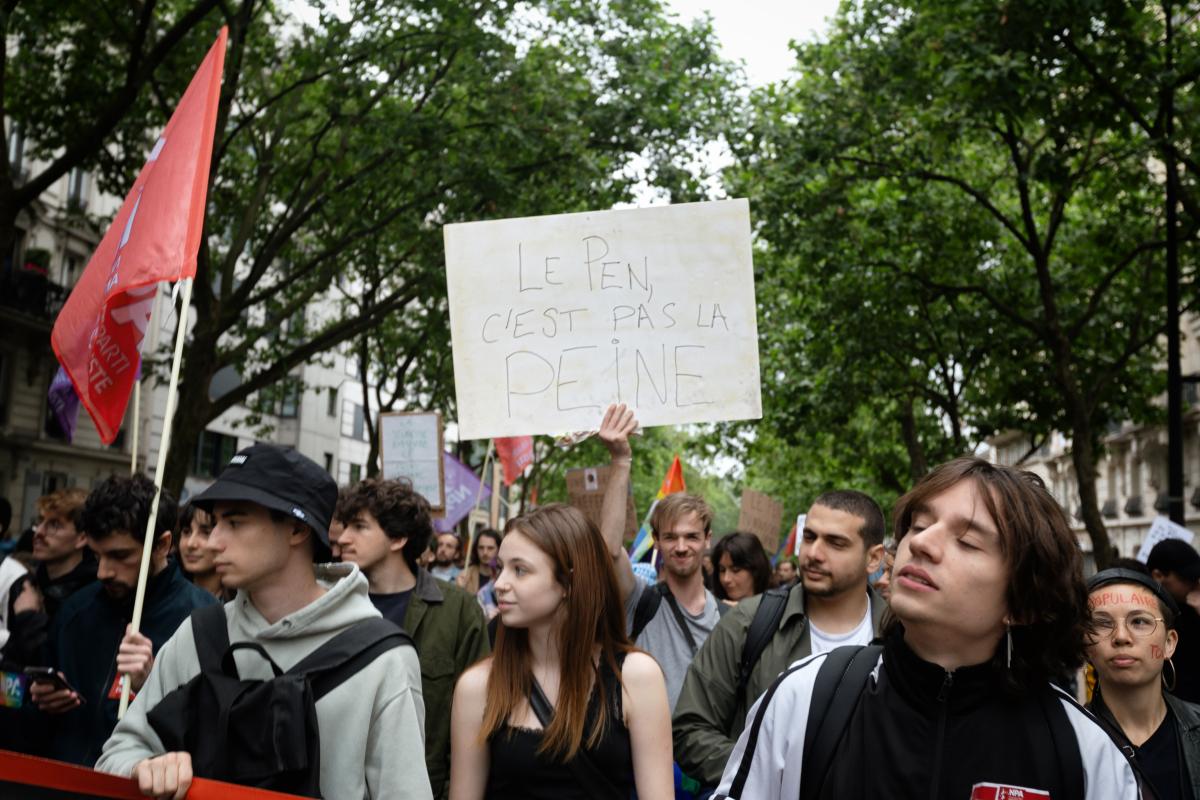 FRANCE - SOCIAL - DEMONSTRATION AGAINST THE FAR RIGHT