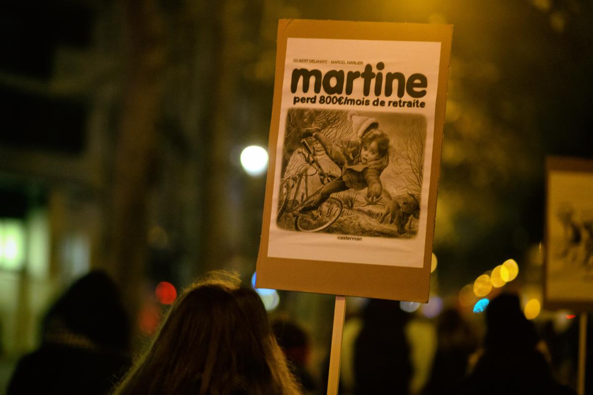 FRANCE - POLITICS - SOCIAL - DEMO - NATIONAL STRIKE AGAINST PENSION REFORM