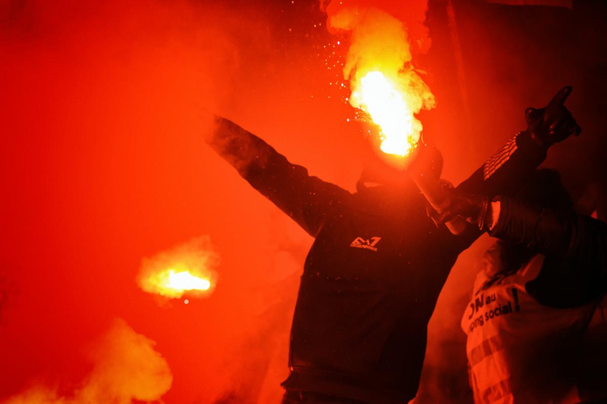 FRANCE - POLITICS - SOCIAL - DEMO - NATIONAL STRIKE AGAINST PENSION REFORM