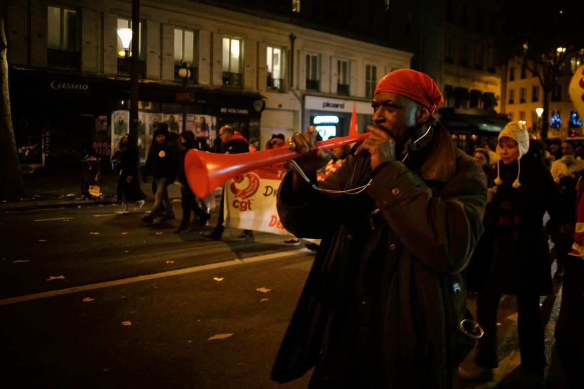 FRANCE - POLITICS - SOCIAL - DEMO - NATIONAL STRIKE AGAINST PENSION REFORM