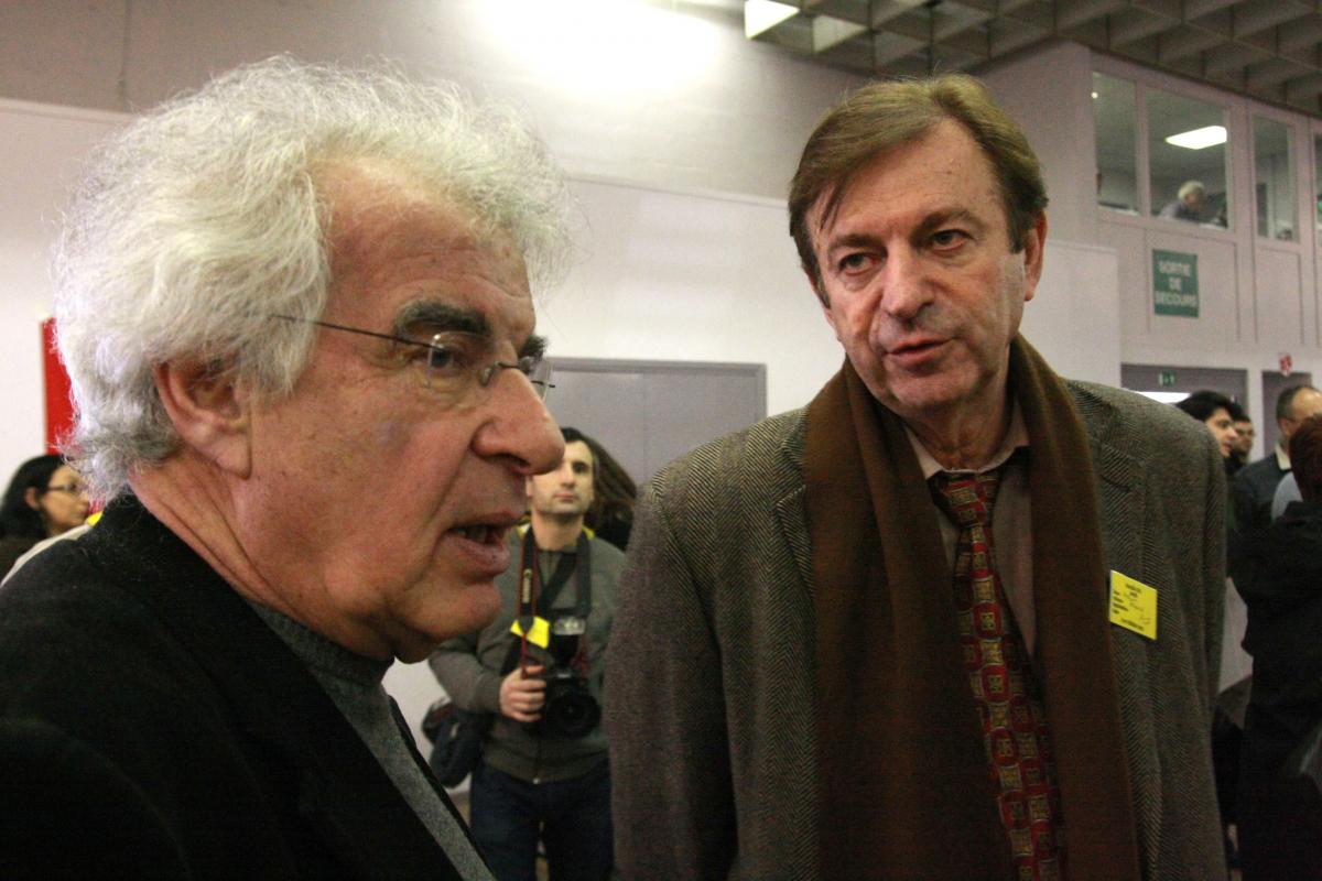 Alain Krivine et Francis Parny du PCF