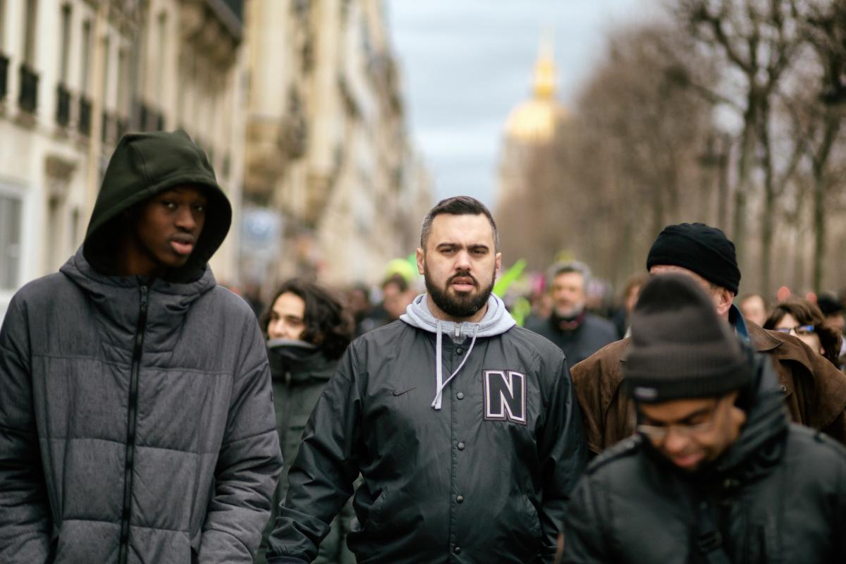 FRANCE - POLITICS - SOCIAL - DEMO - LOCAL DEMONSTRATION AGAINST PENSION REFORM IN PARIS