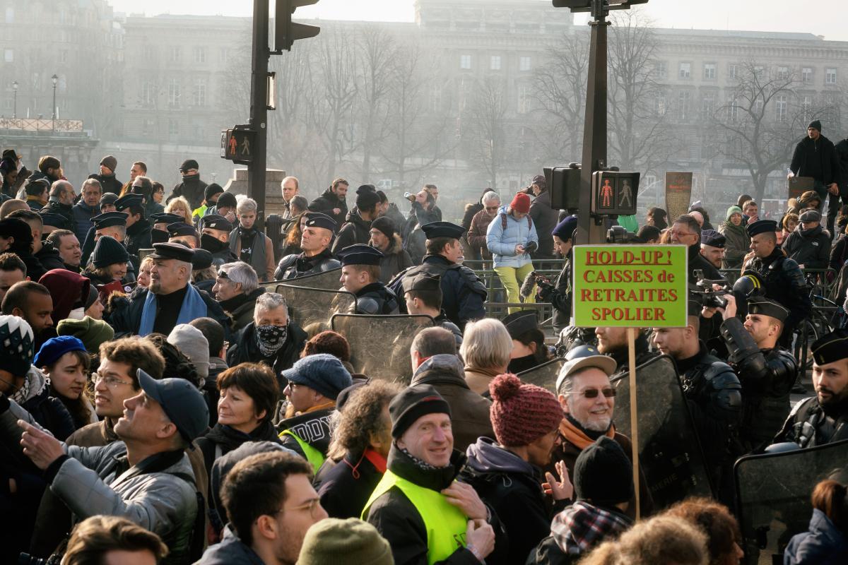 FRANCE - POLITICS - SOCIAL - DEMO - 7TH NATIONAL STRIKE AGAINST PENSION REFORM