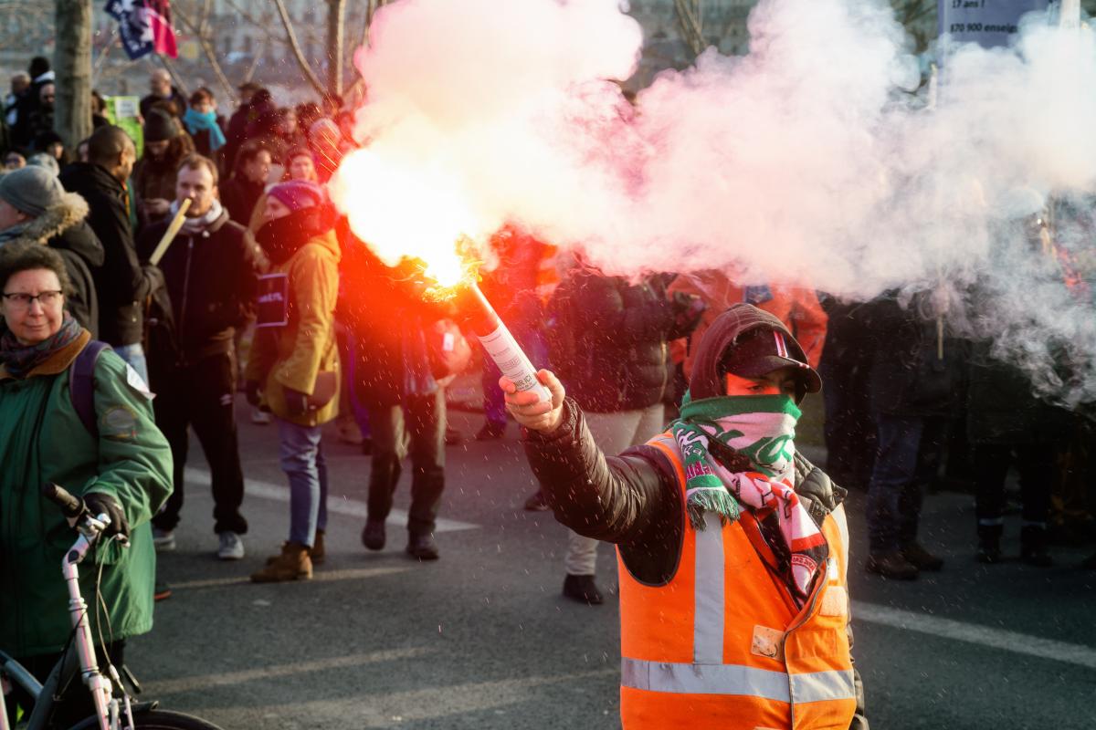 FRANCE - POLITICS - SOCIAL - DEMO - 7TH NATIONAL STRIKE AGAINST PENSION REFORM