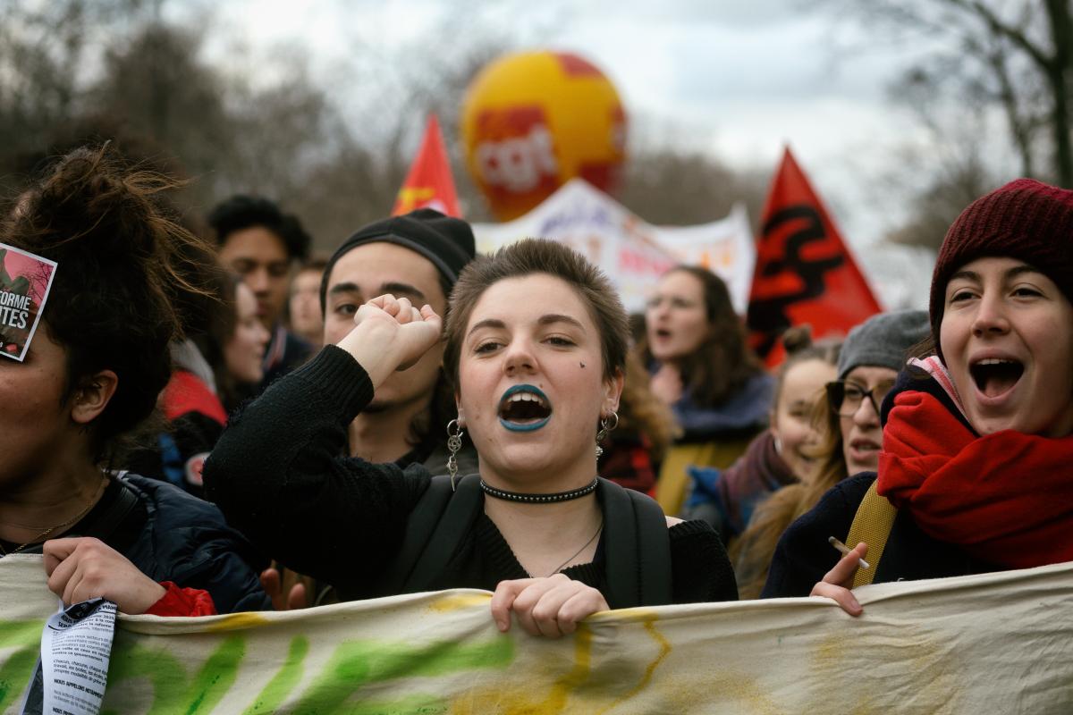 FRANCE - POLITICS - SOCIAL - DEMO - 8TH NATIONAL STRIKE AGAINST PENSION REFORM