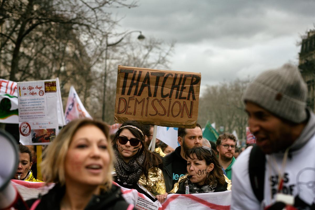 FRANCE - POLITICS - SOCIAL - DEMO - 8TH NATIONAL STRIKE AGAINST PENSION REFORM