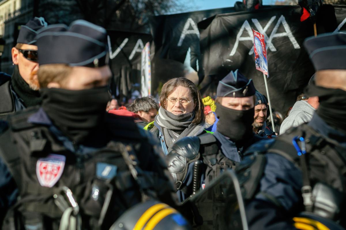 FRANCE - POLITICS - SOCIAL - DEMO - 9TH NATIONAL STRIKE AGAINST PENSION REFORM