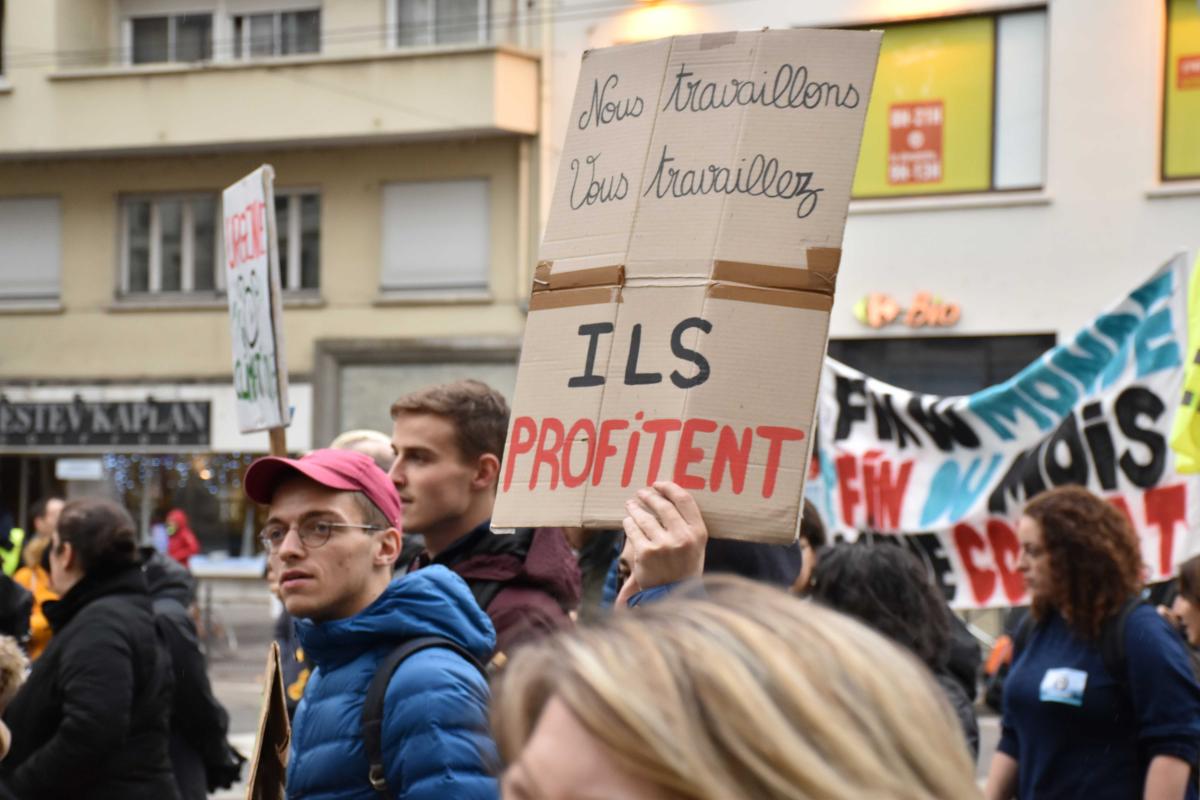 Marche climat 8 décembre 2018 Lyon
