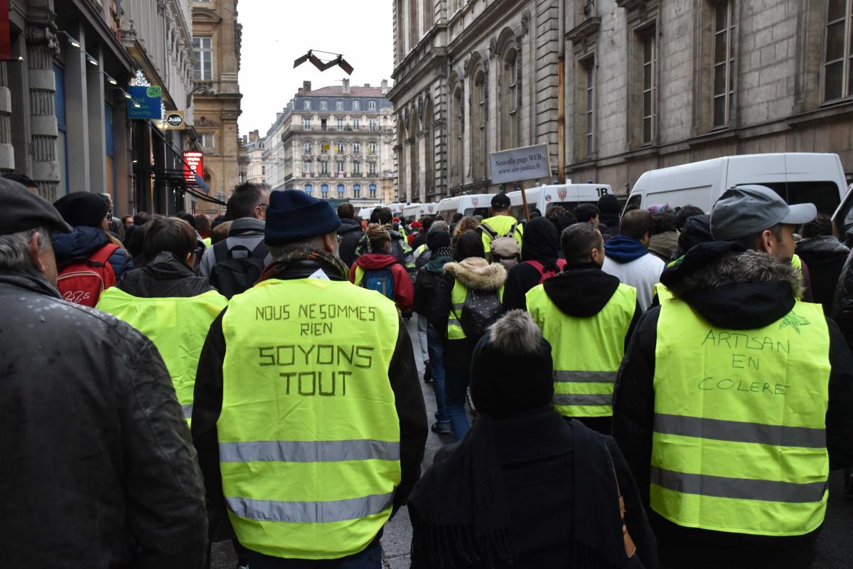 Gilets Jaunes Acte IV 8 décembre 2018 à Lyon