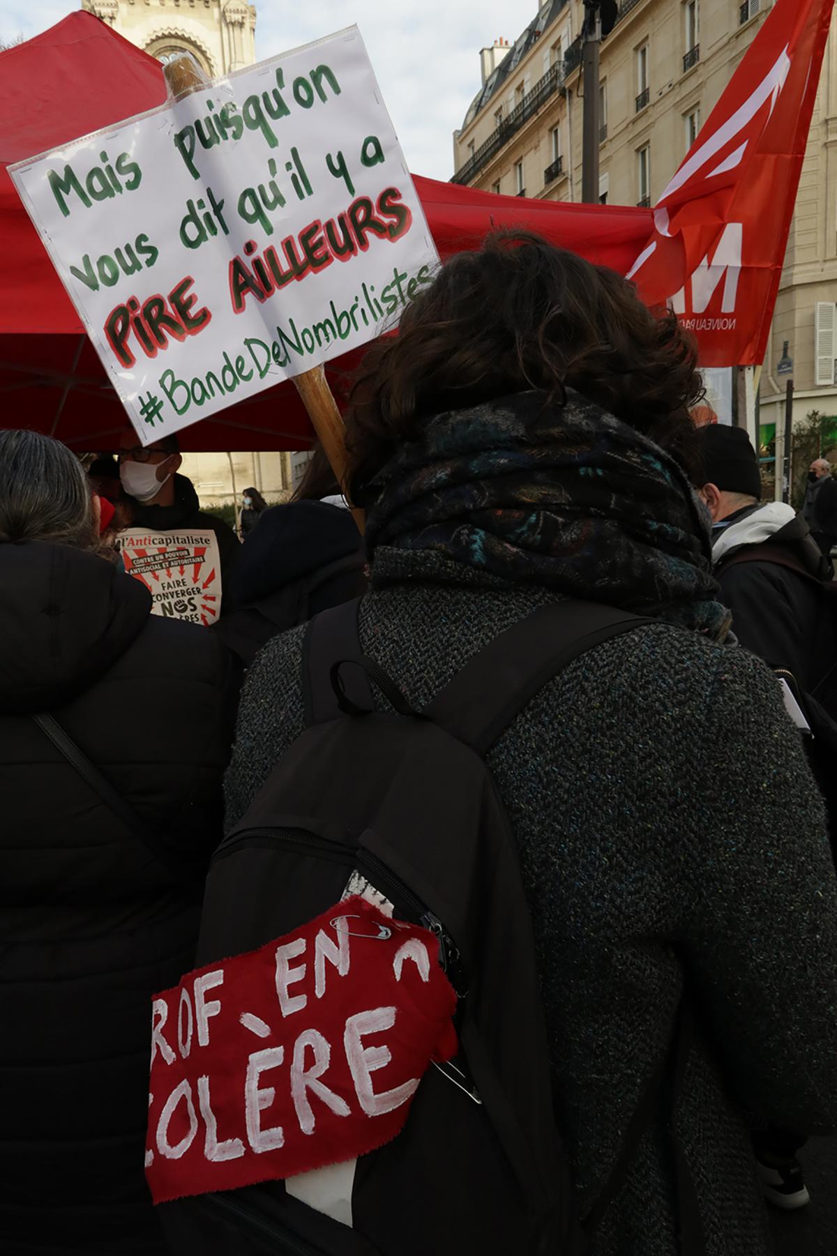 Prof en colère