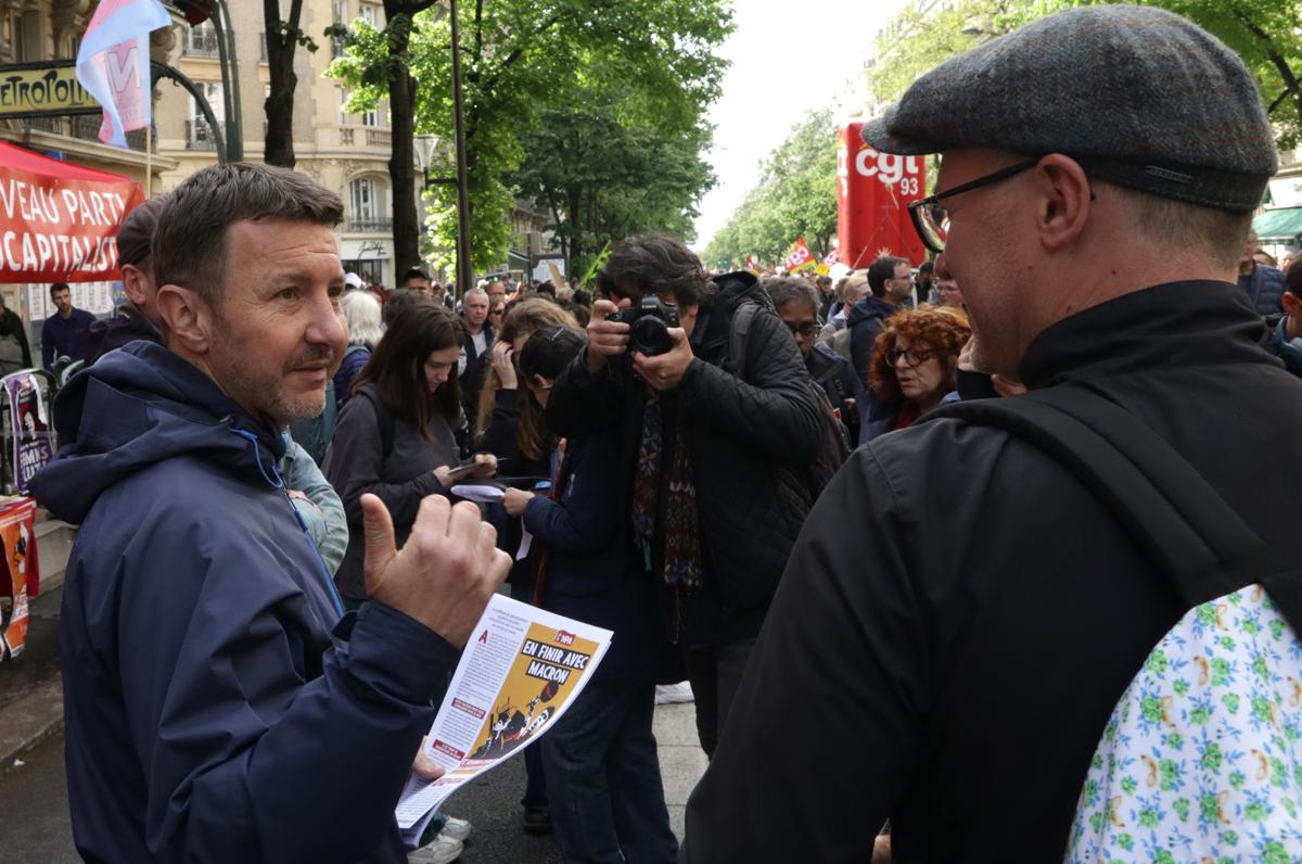 Olivier Besancenot au point fixe du NPA