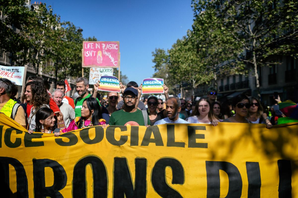 FRANCE - POLITICS - SOCIAL - DEMO - CLIMATE WALK & YELLOW VEST ACT 45 IN PARIS