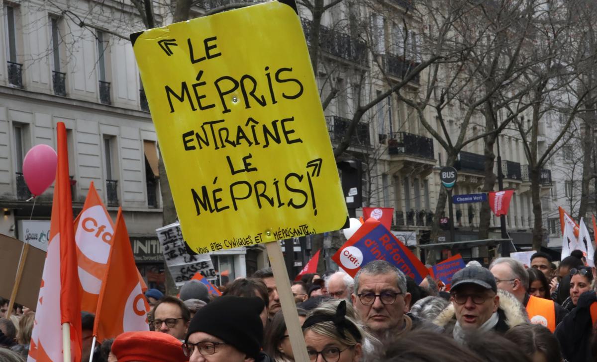 Pancarte Le mépris entraine le mépris