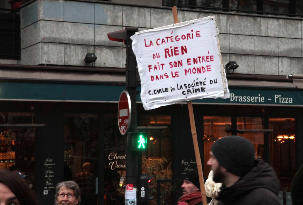 La catégorie du rien fait son entrée dans le monde