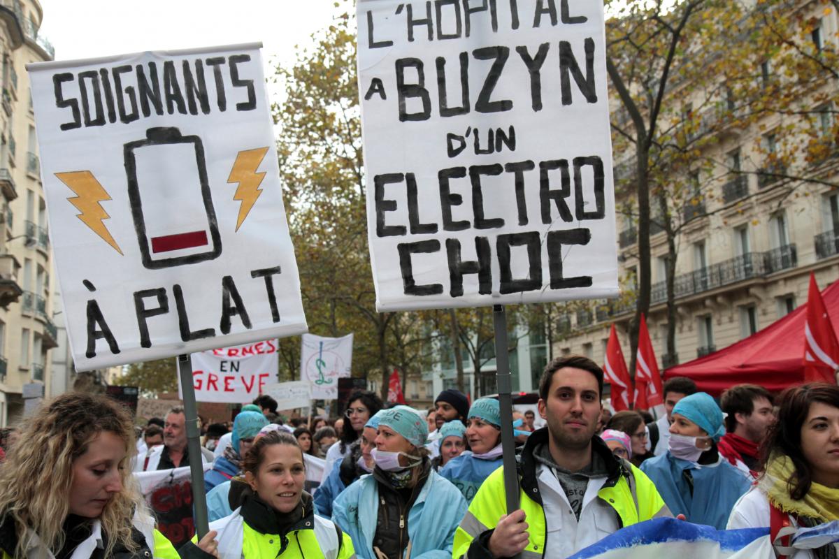 Soignants à plat