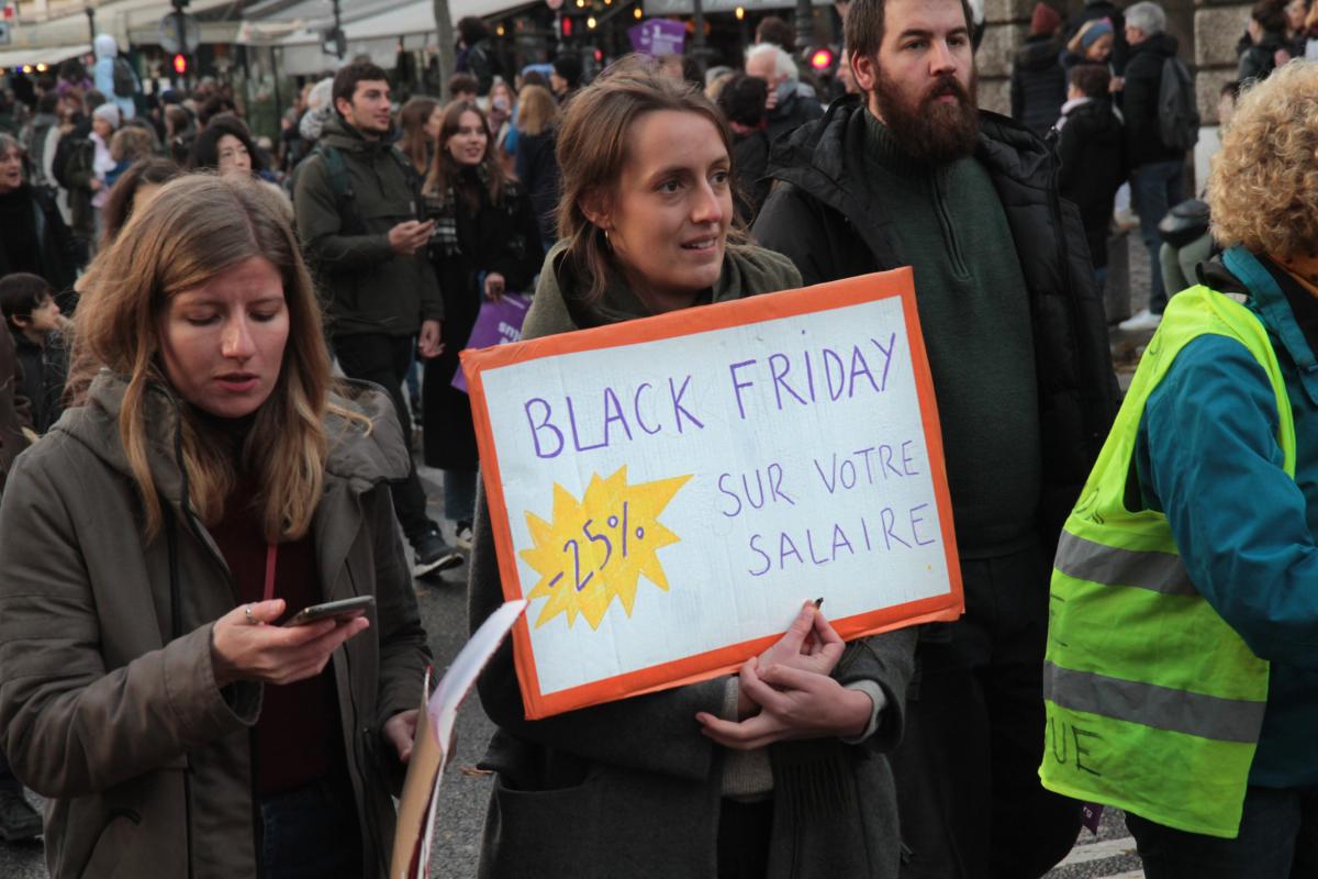 Black friday moins 25% sur les salaires