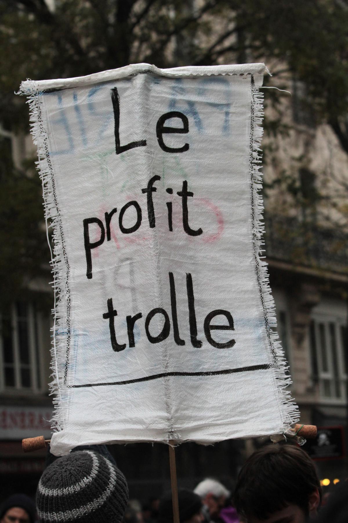 Le profit trolle