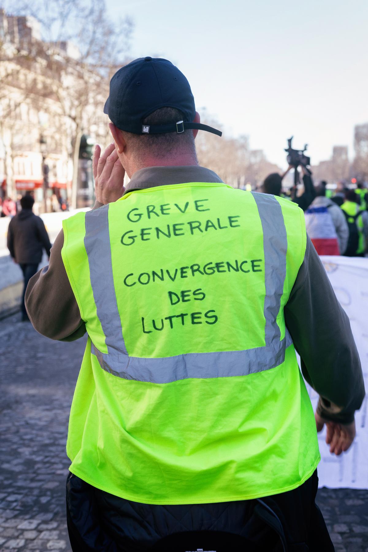 Gilet Jaune: Grève Générale, convergence des luttes