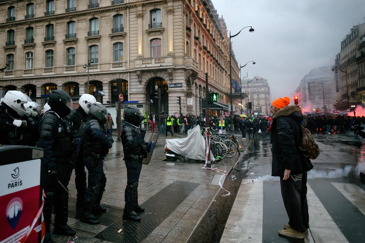 FRANCE - POLITICS - SOCIAL - DEMO - 4TH NATIONAL STRIKE AGAINST PENSION REFORM