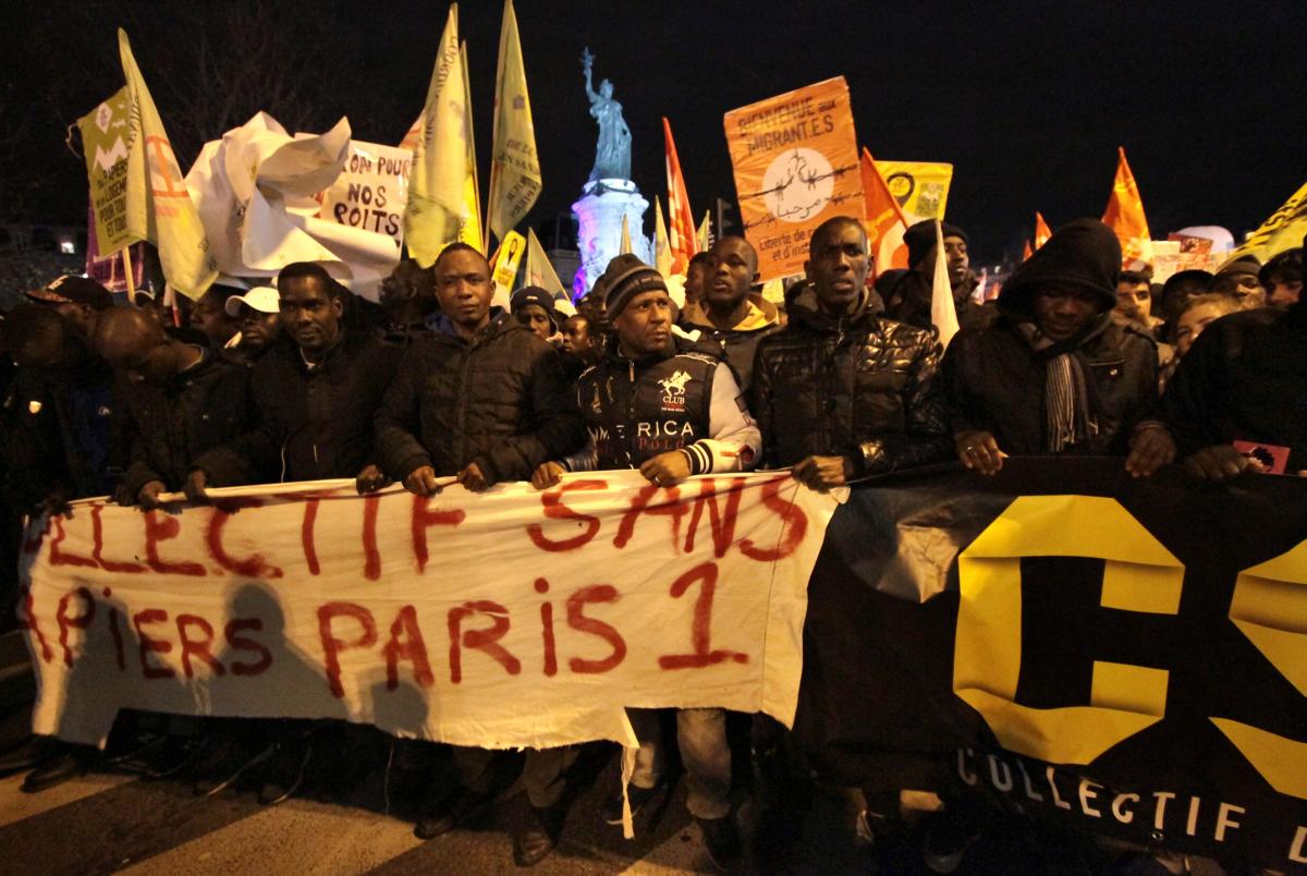 Cortège des collectifs de sans-papiers
