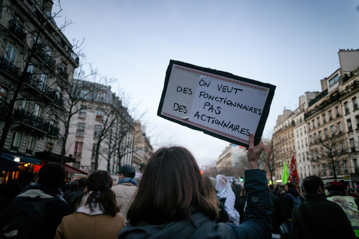 FRANCE - POLITICS - SOCIAL - DEMO - LOCAL DEMONSTRATION AGAINS PENSION REFORM AND ACT 61 OF YELLOW VEST IN PARIS