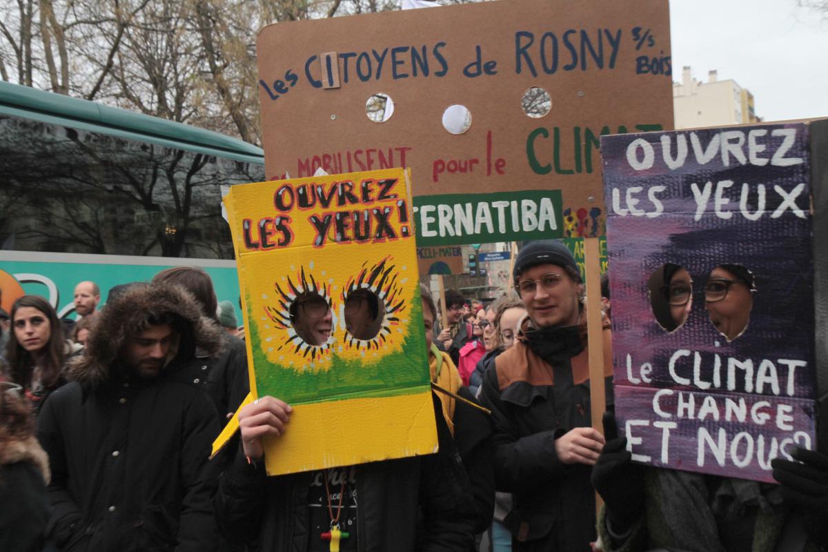 Pancarte Ouvrez les yeux
