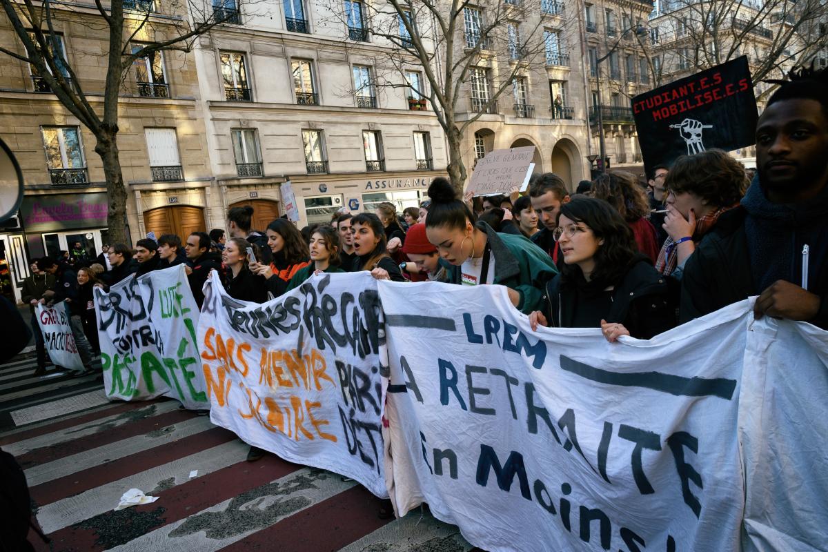 FRANCE - POLITICS - SOCIAL - DEMO - 5TH NATIONAL STRIKE AGAINST PENSION REFORM