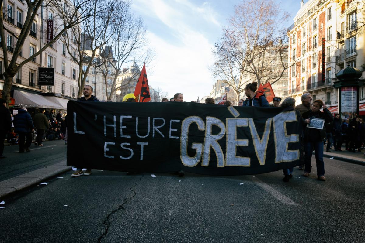 FRANCE - POLITICS - SOCIAL - DEMO - 5TH NATIONAL STRIKE AGAINST PENSION REFORM