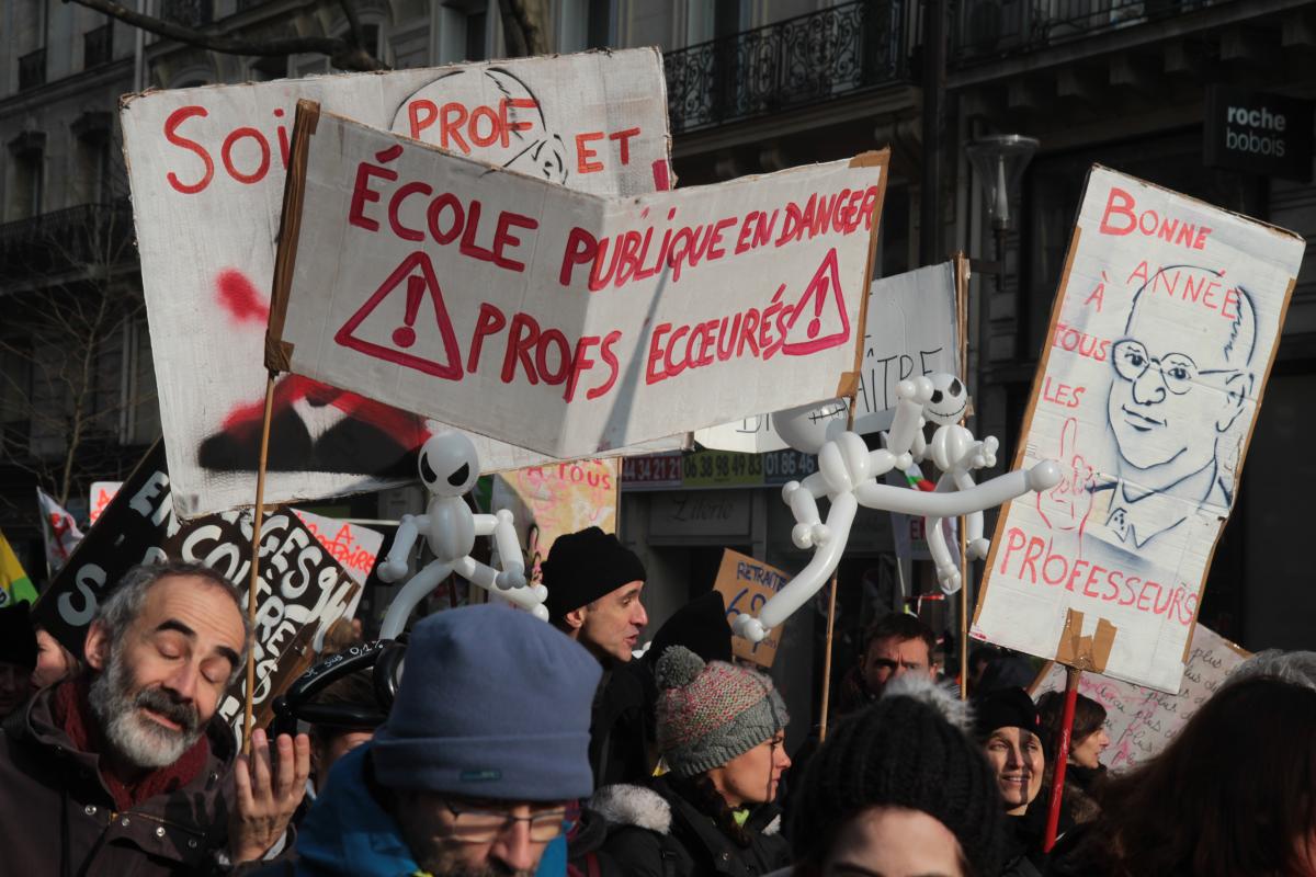 Ecole publique en danger